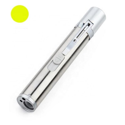 365nm UV Yellow Light Led Torch Red Dot USB Rechargeable Laser Pointer